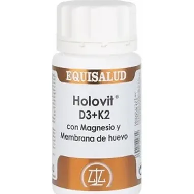 Holovit D3+k2 Con Magnesio Y Membrana Huevo - Equisalud - 50 cápsulas