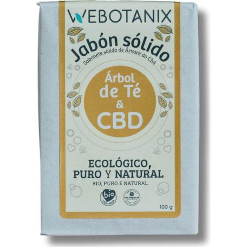 Jabón sólido CBD Árbol del Té Bio - Webotanix - 100 gramos