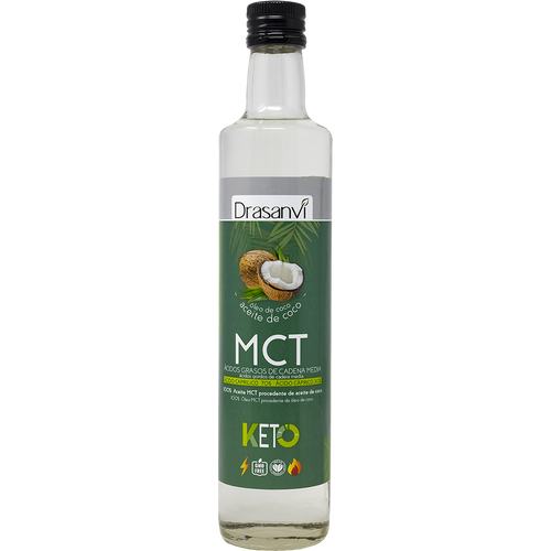 Aceite Mct C8 Puro Coco 100% 500ml. Keto