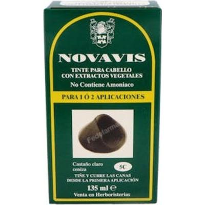 Tinte Novavis 5c Castaño Claro Ceniza 135ml.
