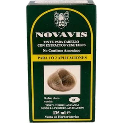 Tinte Novavis 8c Rubio Claro Ceniza 135ml.
