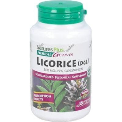 Licorice (dgl) Regaliz500mg. 60cap. Herbal Actives