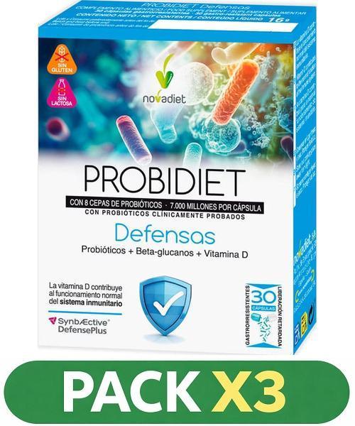 Pack x3 Probidiet Defensas - Novadiet -  30 Cápsulas