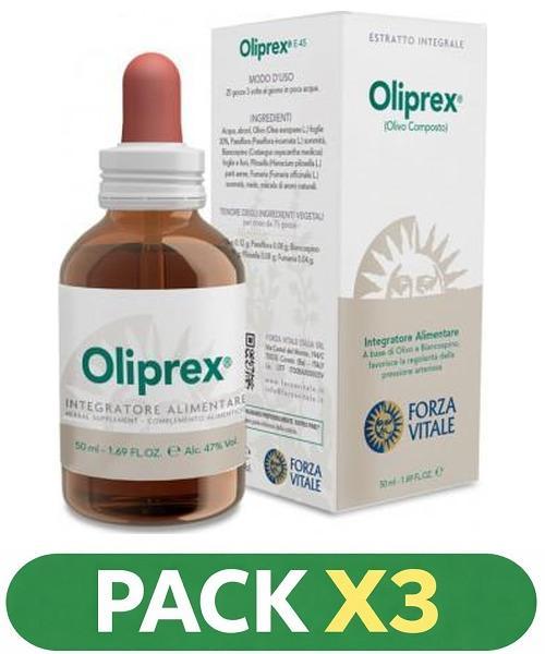 Pack x3 Oliprex® (Olivo Composto) - Forza Vitale - 50 ml.