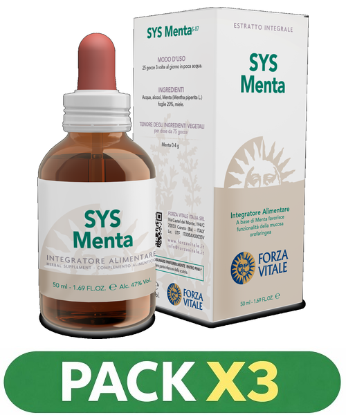 Pack x3 Sys Menta - Forza Vitale- 50 Ml
