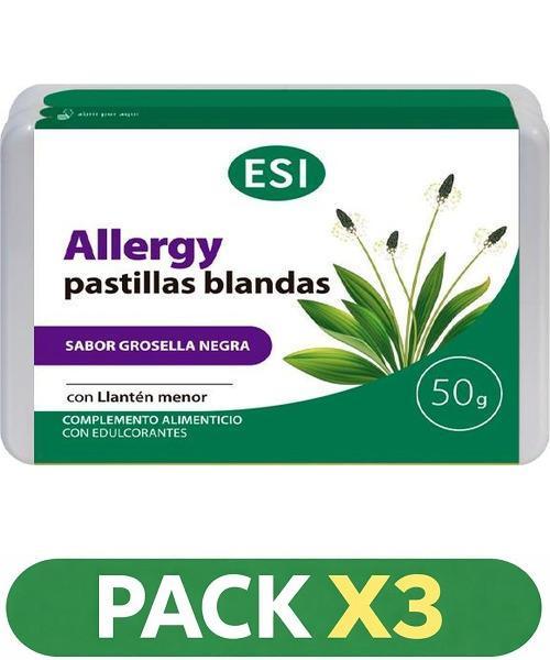 Pack x3 Allergy pastillas blandas - E.S.I - 50 Gramos