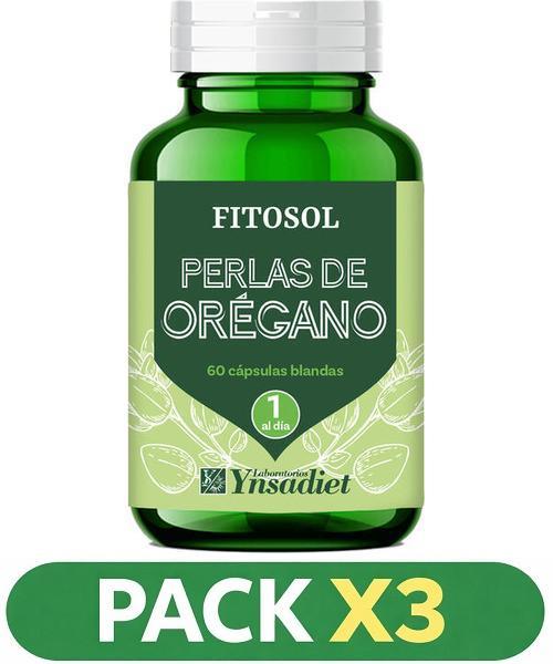 Pack x3 Fitosol Oregano - Ynsadiet - 60 Perlas
