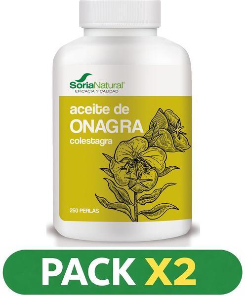 Pack x2 Aceite De Onagra Colestagra -Soria Natural -  500perlas