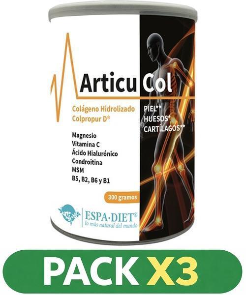 Pack x3 Articucol Colágeno - Espadiet - 300 gramos