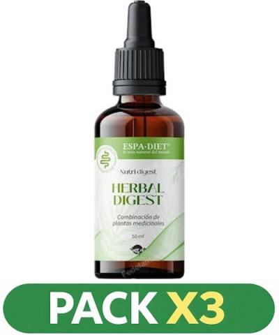 Pack x3 Herbal Digest - Espadiet - 50 ml.