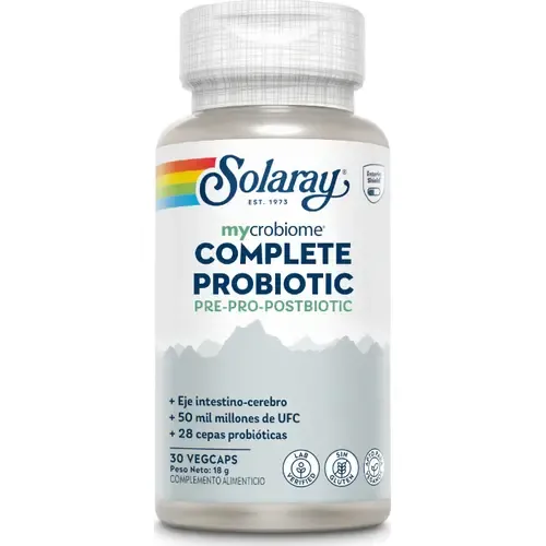 Complete Probiotic - Solaray - 30 Cápsulas.