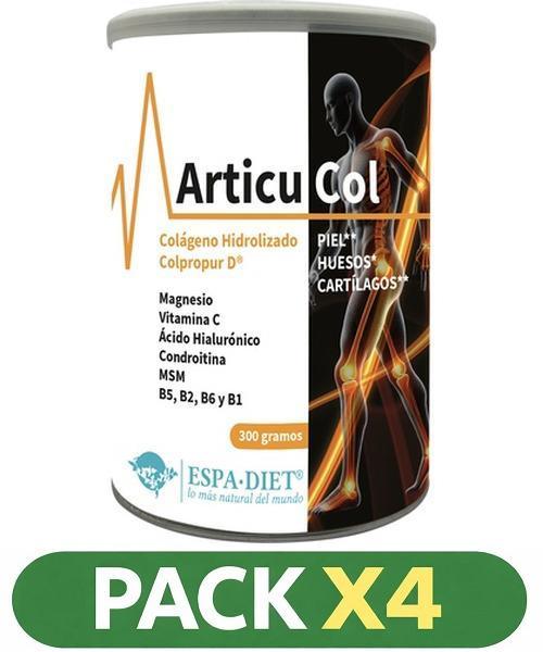 Pack x4 Articucol Colágeno - Espadiet - 300 gramos