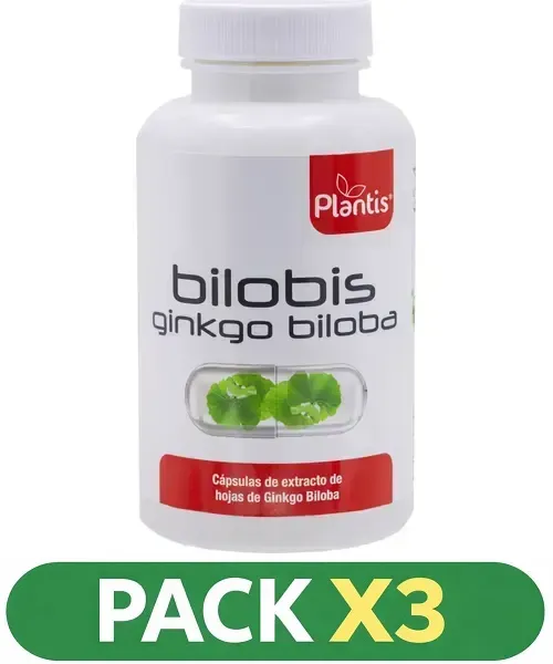 Pack x3 Bilobis Plantis (ext.seco Ginkgo Biloba) 120cap.