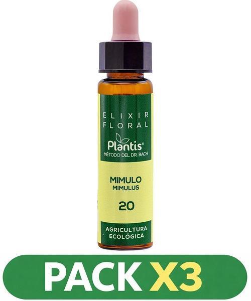Pack x3 Mimulus Plantis Flores De Bach Nº 20 10ml.
