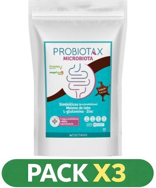 Pack x3 Probiotax Microbiota cacao - Webotanix - 150 gramos