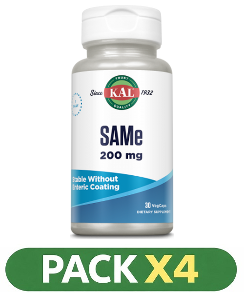 Pack x4 Same 200 mg. - KAL - 30 cápsulas