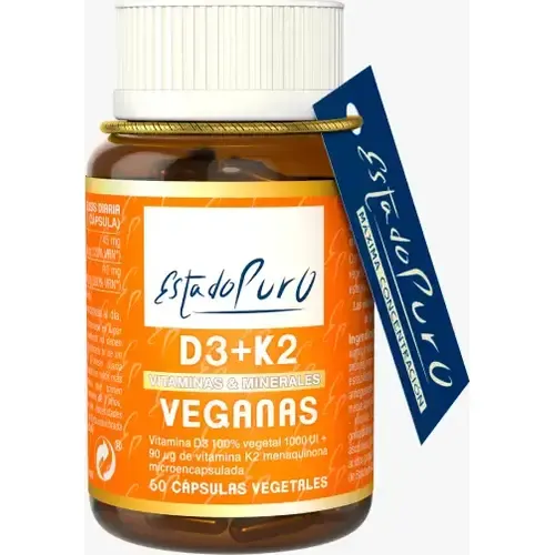 D3+K2 veganas - Tongil -60 cápsulas vegetales