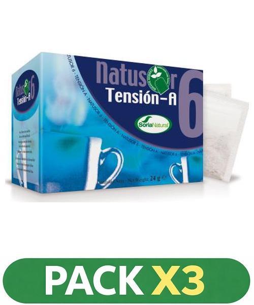 Pack x3 Natusor 6 Tension-a 20 Filtros
