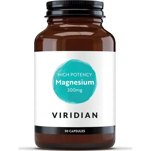 Magnesio de alta potencia 300 mg - Viridian - 120 cápsulas
