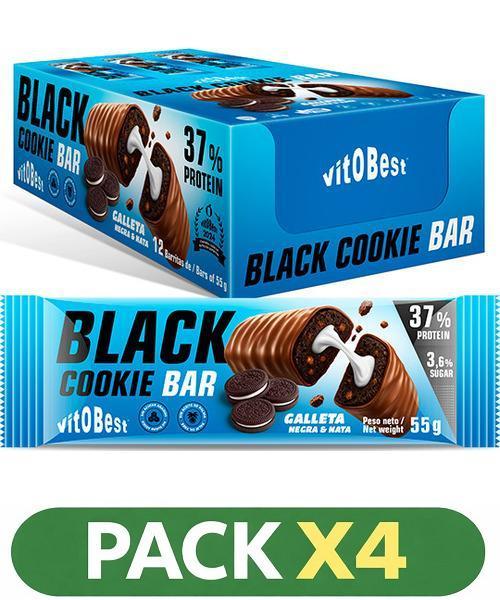 Bar Protein Black Cookie - Vitobest - 12 unidades