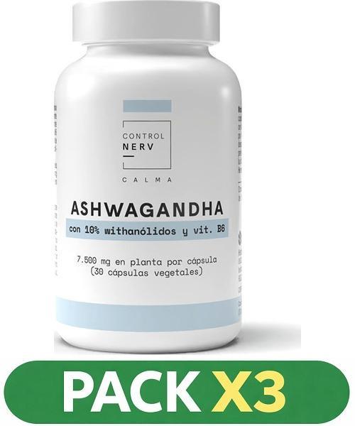 Pack x3 Ashwagandha - Herbora - 30 Cápsulas