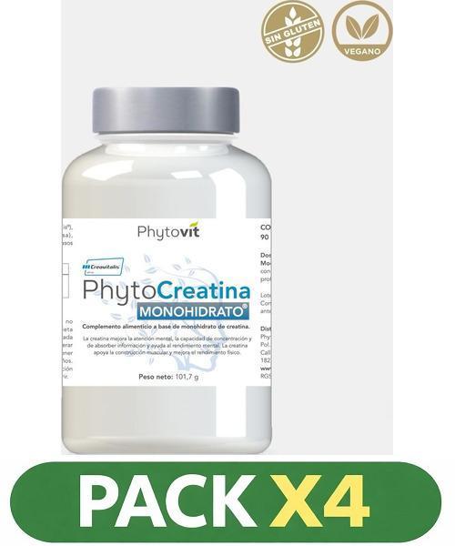 Pack x4 Phytocreatina - Phytovit - 90 Cápsulas.
