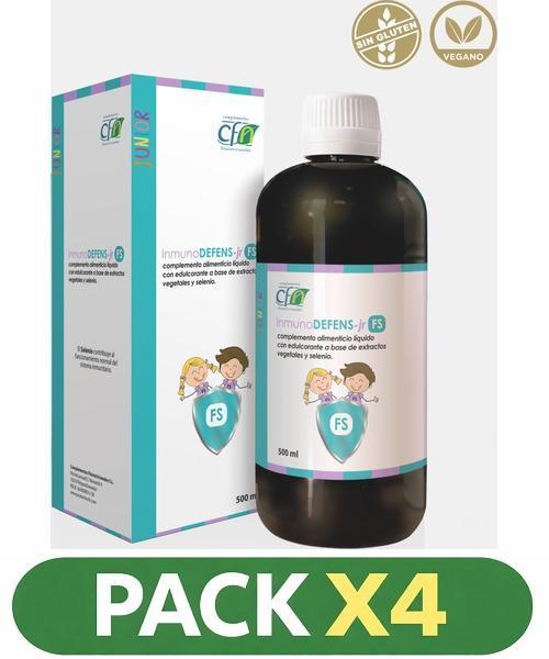 Pack x4 Inmunodefens Jr - cfn - 500 Ml