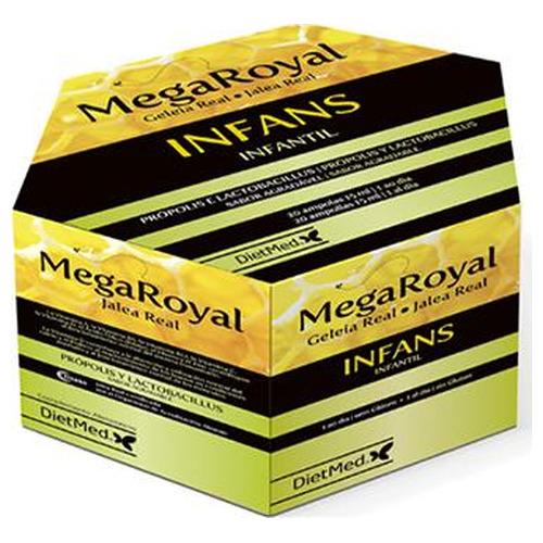 Jalea Real Megaroyal Infans - Dietmed - 20 viales de 15 mililitros 