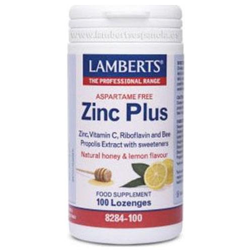 Zinc Plus - Lamberts - 100 comprimidos