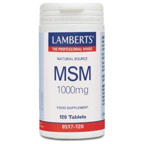 MSM 1.000 mg - Lamberts - 120 comprimidos