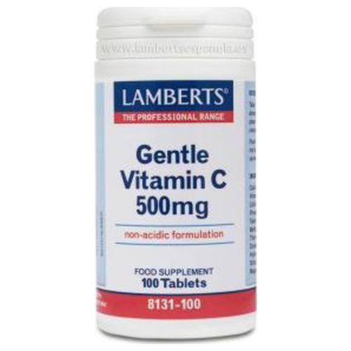Gentle Vitamina C No Ácida - Lamberts - 100 comprimidos