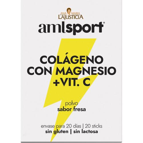 Amlsport colágeno con magnesio y vit C - Ana María Lajusticia - 20 stick